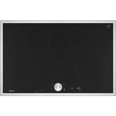 Afbeelding van Neff T58STF1L0 kookplaat Zwart Ingebouwd 80 cm Inductiekookplaat zones 5 zone(s)