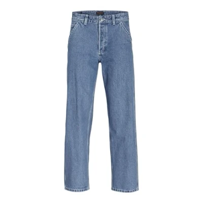 Afbeelding van Jack &amp; Jones Eddie Worker Relaxed fit jeans, Heren, Maat: 30x34, Blue denim