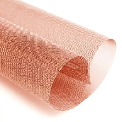 Afbeelding van 1 Pack 120 Mesh 99.9% Pure Koperen Scherm Geweven Scherm, Doek Fijn Mesh, 19.68x19.68 Inch