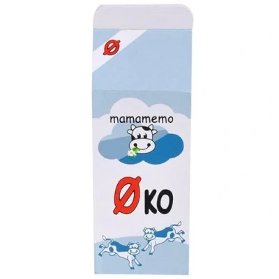 Afbeelding van Mama memo houten pak magere melk