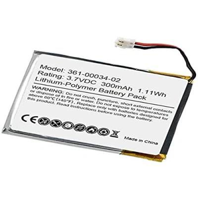 Afbeelding van YUNIQUE NEDERLAND Batterij 3,7 V 300 mAh 1,11 Wh 361 00034 02 compatibel met Garmin Fenix 3 / HR reservebatterij Smartwatch vervangend horloge