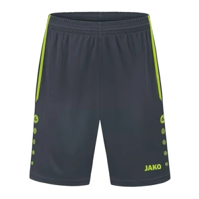 Afbeelding van JAKO Allround Sportbroek, Uniseks Volwassene, Antraciet/Citroen, L
