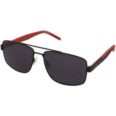 Afbeelding van Hugo Boss Uomo HG 1338/S 003/IR Occhiali da sole Metallo Nero Grigio Squadrata Normale
