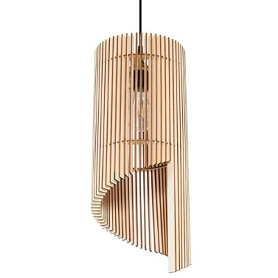 Afbeelding van Sollux hanglamp Alexia 1 lichts 21 x100 cm bruin
