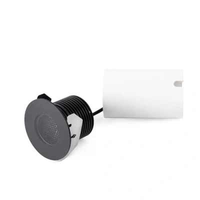 Afbeelding van Faro GRUND Outdoor Inbouw Downlight Plafondlamp Zwart, LED, IP67