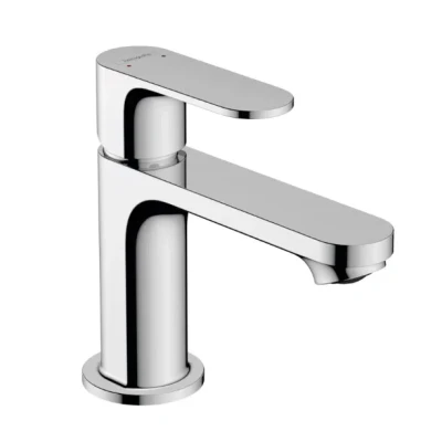 Afbeelding van Hansgrohe rebris s eengreeps wastafelkraan 80 met pop up trekwaste chroom 72510000