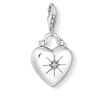 Afbeelding van Thomas Sabo Charm 925 sterling zilveren 1 Zirconia One Size 87657426
