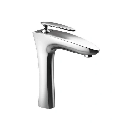Afbeelding van Wastafelmengkraan Sapho Veneta 1 hendel Recht 27.4 cm Chroom