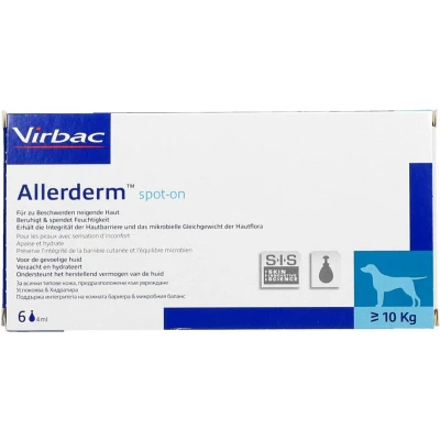 Afbeelding van Allerderm spot on 6 x 2 ml kleine hond &amp; kat