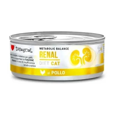 Afbeelding van 24x85g Disugual Metabolic Balance Renal Cat natvoer voor katten