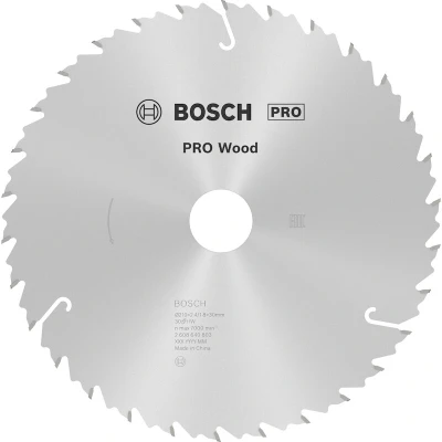 Afbeelding van Bosch Accessoires Cirkelzaagblad Standard for Wood Speed 210 x 30 2,6 mm, 1st 2608640803