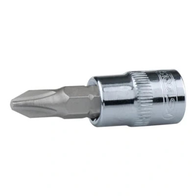 Afbeelding van KS Tools, Dopsleutel + dopmoer, 1/4 CHROMEplus bitbus. PH2 918.1469