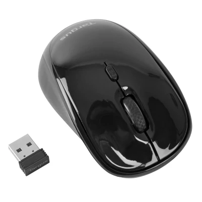 Afbeelding van Targus AMW50EU Wireless USB Laptop Blue Trace Mouse Zwart