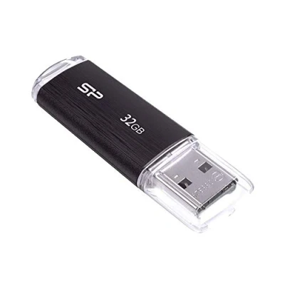 Afbeelding van USB stick Silicon Power SP032GBUF2U02V1K 32 GB 2.0 Black