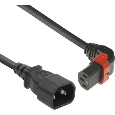 Afbeelding van C14 naar C13 kabel ACT 1 meter (Omhoog, IEC lock)