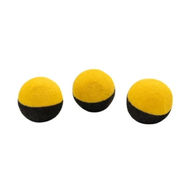 Afbeelding van PB Products Zig Boilie Yellow/Black Imitatie Aas 12mm (6 Stuks) Klein materiaal