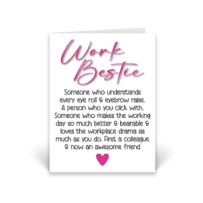 Afbeelding van Rib ticklerz Kaart Voor Collega Werk Bestie Card Beste Vrienden Verjaardagskaart Bedankt Waardering Kaarten Geweldige Vriend CD444