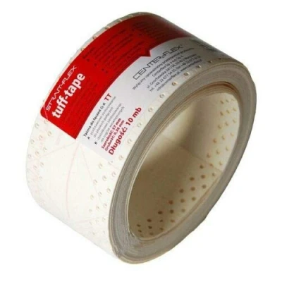 Afbeelding van STRAIT FLEX TUFF TAPE hoekrail voor gipsplaat voegtape gemaakt in de VS 10 m