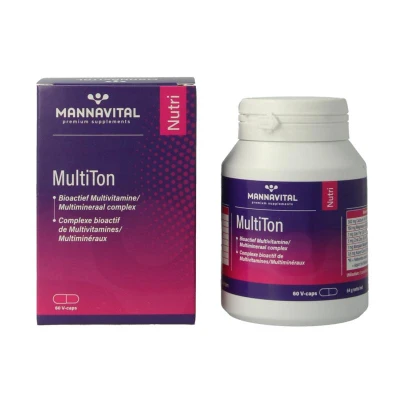 Afbeelding van MannaVital MultiTon Capsules 60VCP