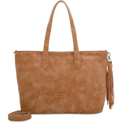 Afbeelding van Fritzi aus Preußen Schoudertas Vintage Jordy Shopper Cracker Lichtbruin