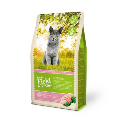 Afbeelding van Sam&#039;s Field Cat Sterilised Kattenvoer 2.5 kg