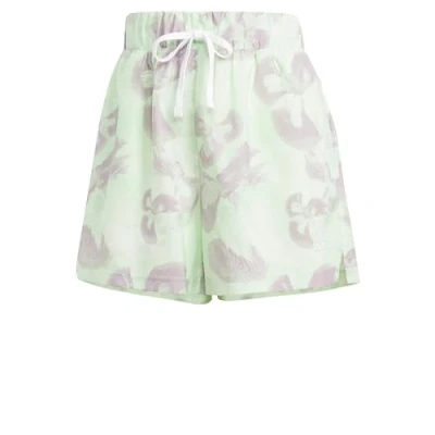 Afbeelding van adidas Casual Shorts voor dames, Ivoor/Semi Groene Vonk/Preloved Fig, XS
