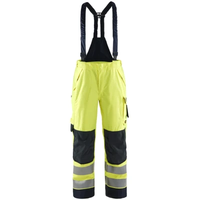 Afbeelding van Blaklader Multinorm shell werkbroek 1881 1532 High Vis Geel/Marineblauw 4XL