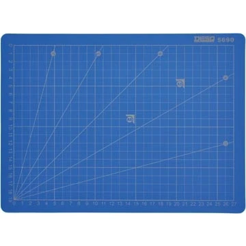 Afbeelding van Desq Professionele Snijmat, 5 laags, Blauw, Ft 22 X 30 Cm Snijmat
