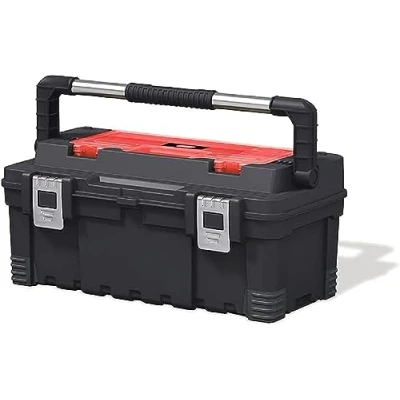 Afbeelding van Keter 254881 Gereedschapskist, zwart, rood, 22 inch