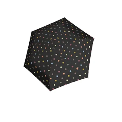 Afbeelding van Reisenthel Umbrella Pocket Mini Opvouwbare Paraplu ø 97 cm Dots Zwart