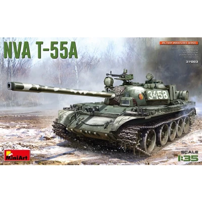 Afbeelding van 1:35 MiniArt 37083 NVA T 55A Tank Plastic Modelbouwpakket