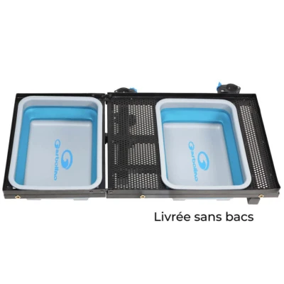 Afbeelding van Garbolino Tafel Voor 2 Voederbakken Plooibaar Desserte Laterale Sans Pieds Pour Back A Amorce Compactables