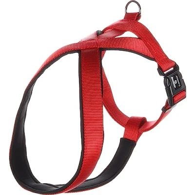 Afbeelding van Flamingo Abbi Cross Harnas Honden Rood M 58 70cm 25mm 1st 133329