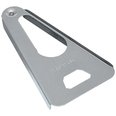 Afbeelding van Westmark multifunctionele opener in retroverpakking, staal/rubber, 17 x 9,8 1,5 cm, Twist, zilver, 1050RT60
