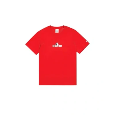 Afbeelding van Champion Graphic Backprint Tshirt print, Heren, Maat: Medium, Red