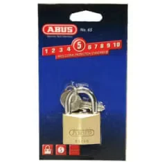 Afbeelding van Abus Messing Cilinder Hangslot Skin