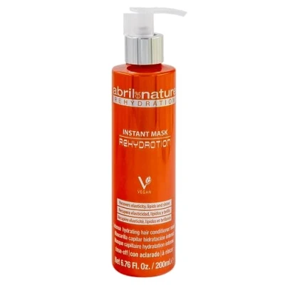Afbeelding van abril et nature Rehydration Haarmasker Maximale Hydratatie voor Droog Haar Herstelt Flexibiliteit en Gezonde Uitstraling Professionele Kappersbehandeling 200 ml