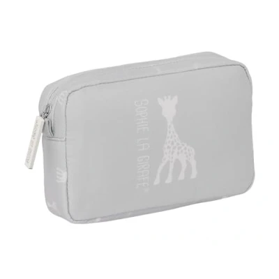 Afbeelding van Reistasje Sophie la Girafe Lichtgrijs 20 x 13 5,5 cm