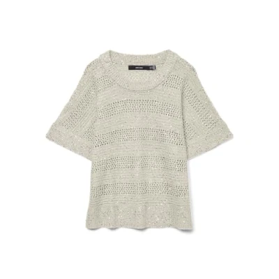 Afbeelding van VERO MODA trui ecru fijn gebreid