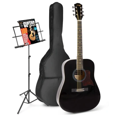 Afbeelding van MAX SoloJam Western akoestische gitaar starterset met muziekstandaard
