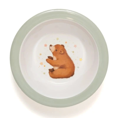 Afbeelding van Petit Monkey melamine bakje Bear and Stars