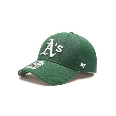 Afbeelding van 47brand czapka z domieszką wełny MLB Oakland Athletics kolor zielony aplikacją B.MVP18WBV.DGE