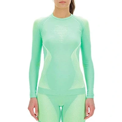 Afbeelding van Ondershirt UYN Women Evolutyon Uw L/S Light Green White L / XL