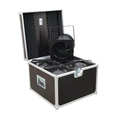 Afbeelding van Roadinger Flightcase 4x PAR 64 Spot short