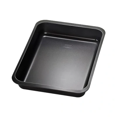 Afbeelding van Dr. Oetker Rooster en ovenschotel, gegratineerde schotel voor lasagne, kip smakelijke stoofschotels, roestvrijstalen braadschaal met antiaanbaklaag, hoeveelheid: 1
