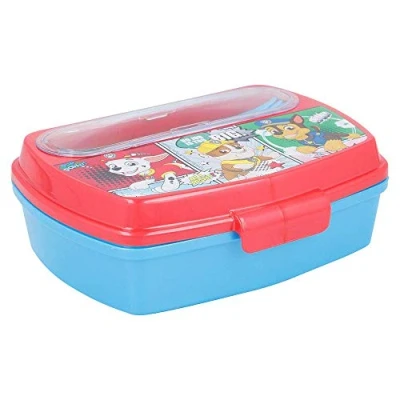 Afbeelding van PAW Patrol Broodtrommel Met Lepel en Vork Brooddoos Lunchbox