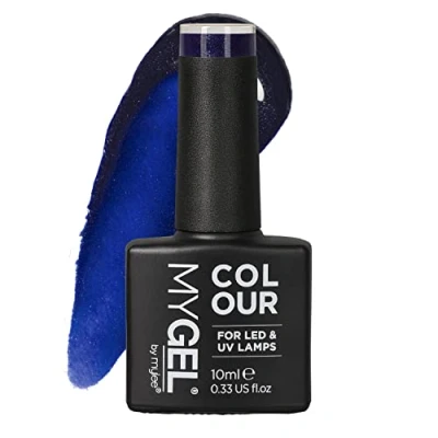 Afbeelding van Mylee Gel Nagellak 10ml [A Night in Town] UV/LED Gellak Nail Art Manicure Pedicure, Professioneel &amp; Thuisgebruik [Blue Range] Langdurig en gemakkelijk aan te brengen