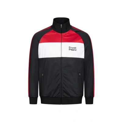 Afbeelding van Lonsdale Trainingsvest, Heren, Maat: Small, Black dark red white