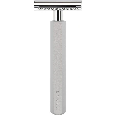 Afbeelding van Muhle Hexagon double edge safety razor Silver