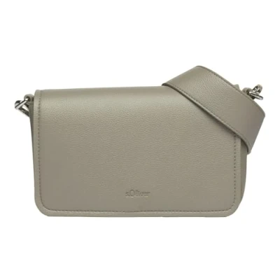 Afbeelding van s.Oliver CITY MIT Abnehmbarem Logoschultergurt Schoudertas, Dames, Maat: One Size, Taubengrau